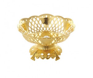 Electroplated Gold Hollow Tray+Base