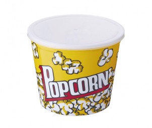 Round Popcorn Bucket+Lid