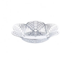 Hollow Electroplated Silver Tray