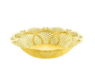 Electroplated Gold Hollow Tray