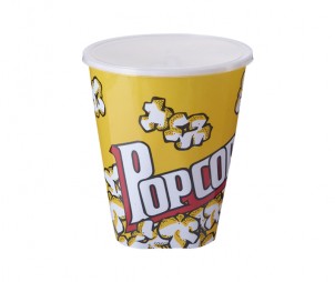 Square Popcorn Bucket+Lid