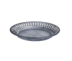 Round Archaized Tray