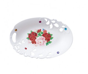 Oval Tray+Diamond