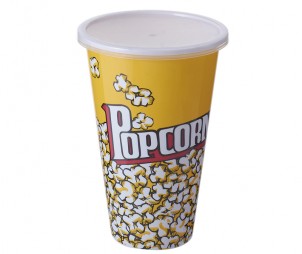 Round Popcorn Bucket+Lid