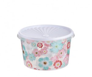 Transparent Round IML Jar