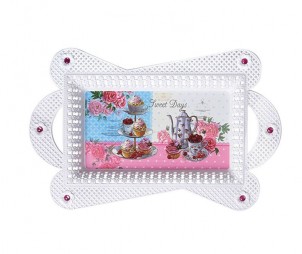 Rectangle Tray with Diamond