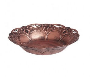 Round Archaized Tray