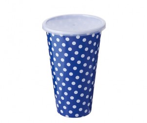 Dot-IML Round Bucket+Lid