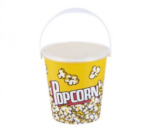 Round Popcorn Bucket+Handle