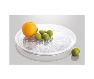 Clear Round Tray