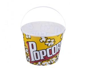 Round Popcorn Bucket+Handle