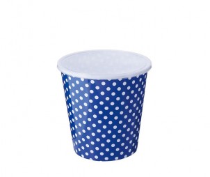 Dot-IML Round Bucket+Lid