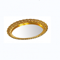 ELECTROPLATED  TRAY WITH MIRROR