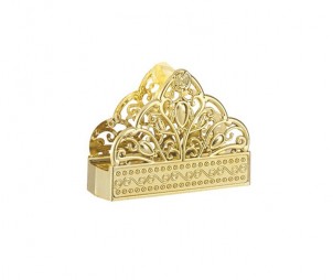 Electroplated Gold Napkin Holder